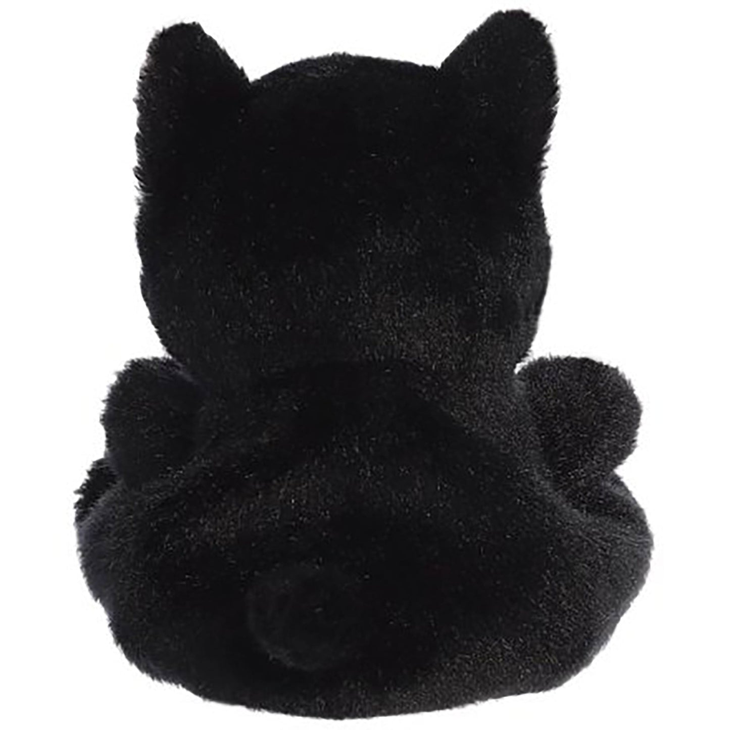 Palm Pals Twilight the Black Cat plush toy, back view