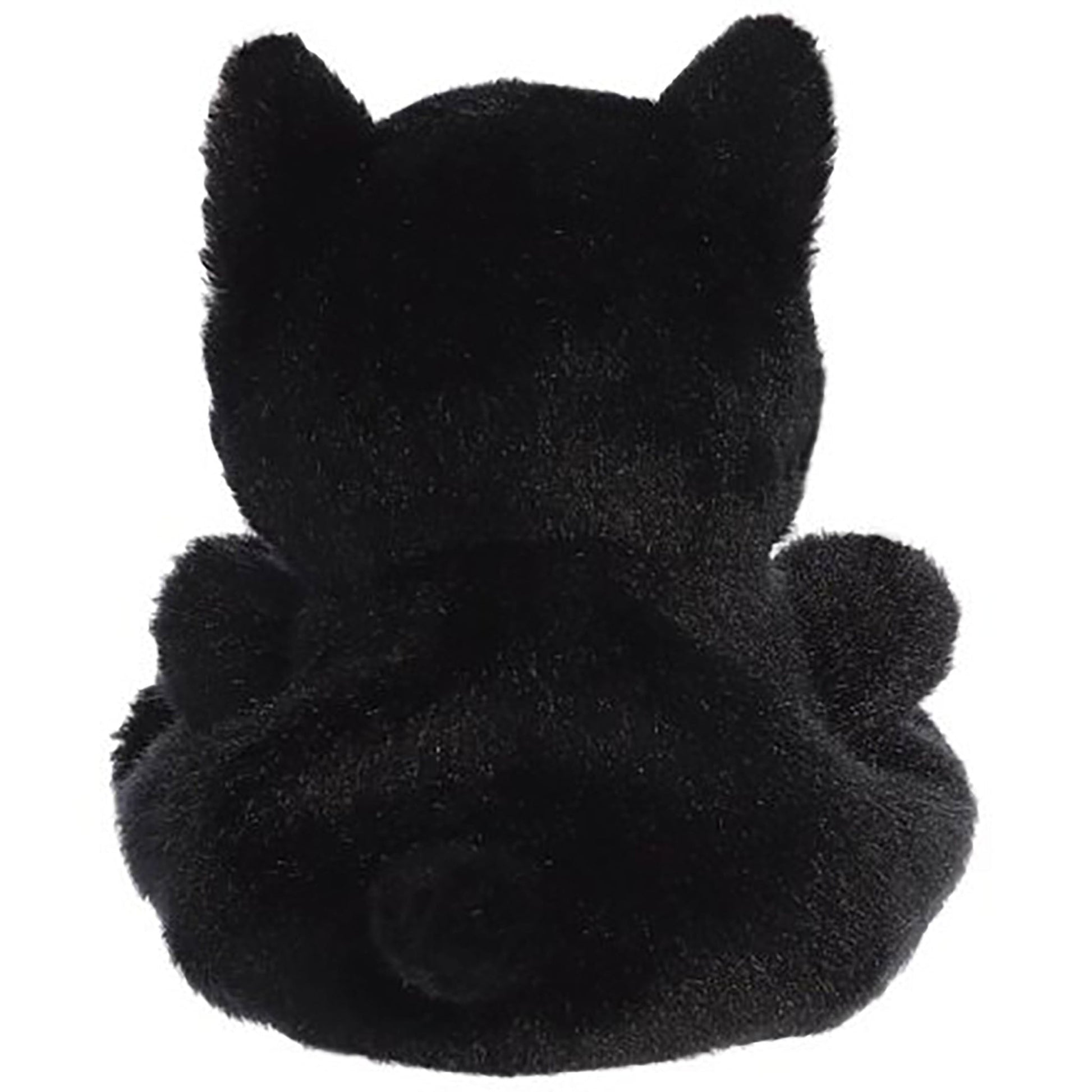 Palm Pals Twilight the Black Cat plush toy, back view