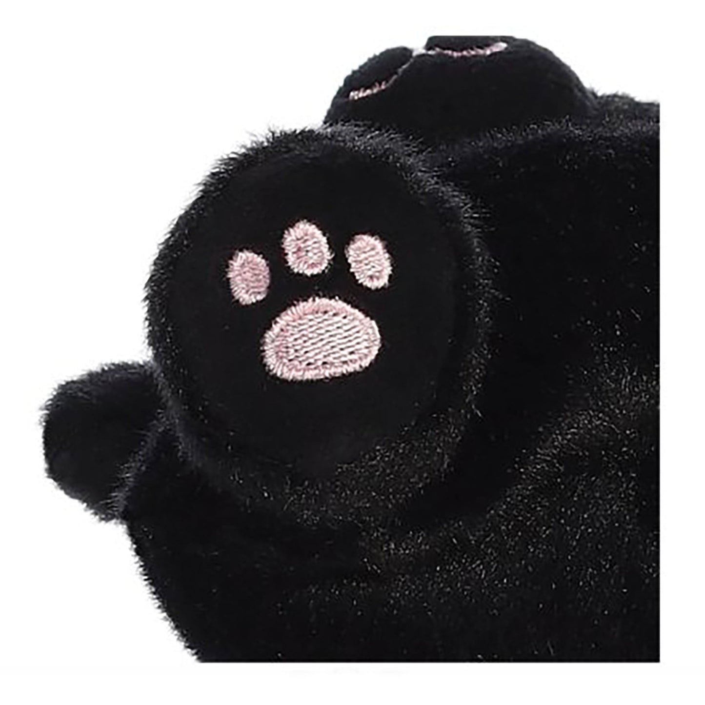 Palm Pals Twilight the Black Cat plush toy, paw detail